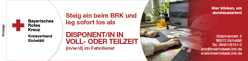 BRK Eichstätt Disponent (m/w/d) gesucht